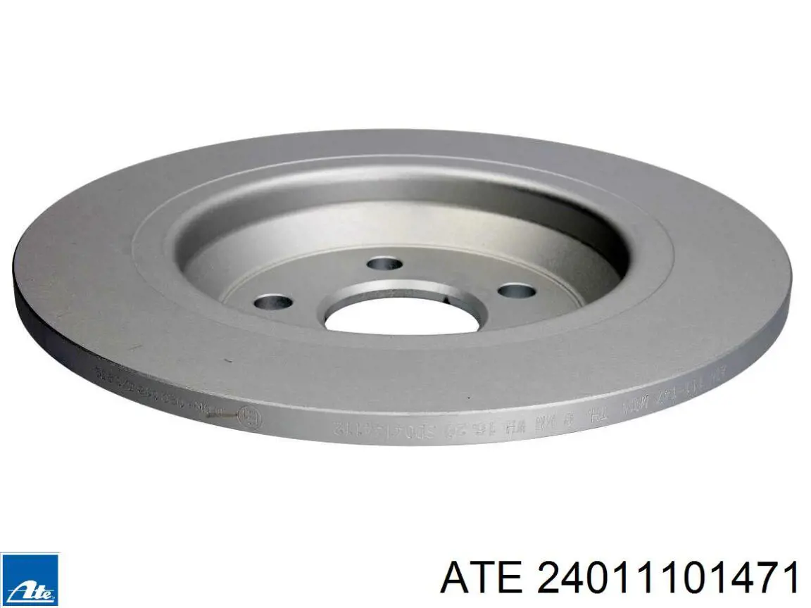 Задний тормозной диск ATE 24011101471 цена, от 74.21 USD