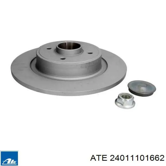Задний тормозной диск ATE 24011101662 цена, от 58.20 USD