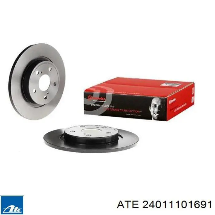 Задний тормозной диск ATE 24011101691 цена, от 53.00 USD