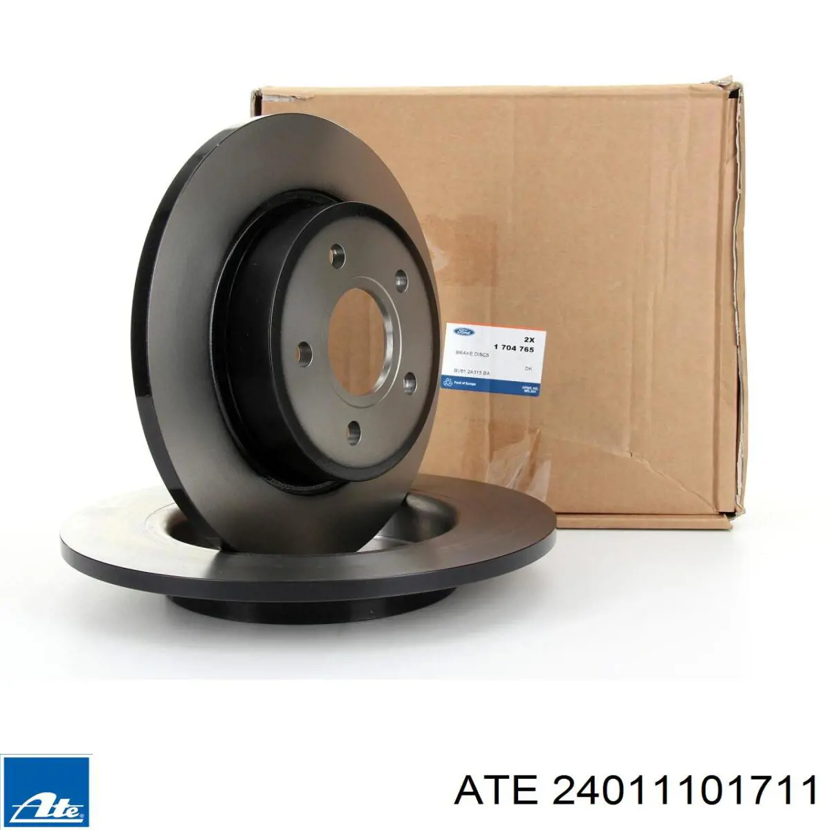 Задний тормозной диск ATE 24011101711 цена, от 52.40 USD