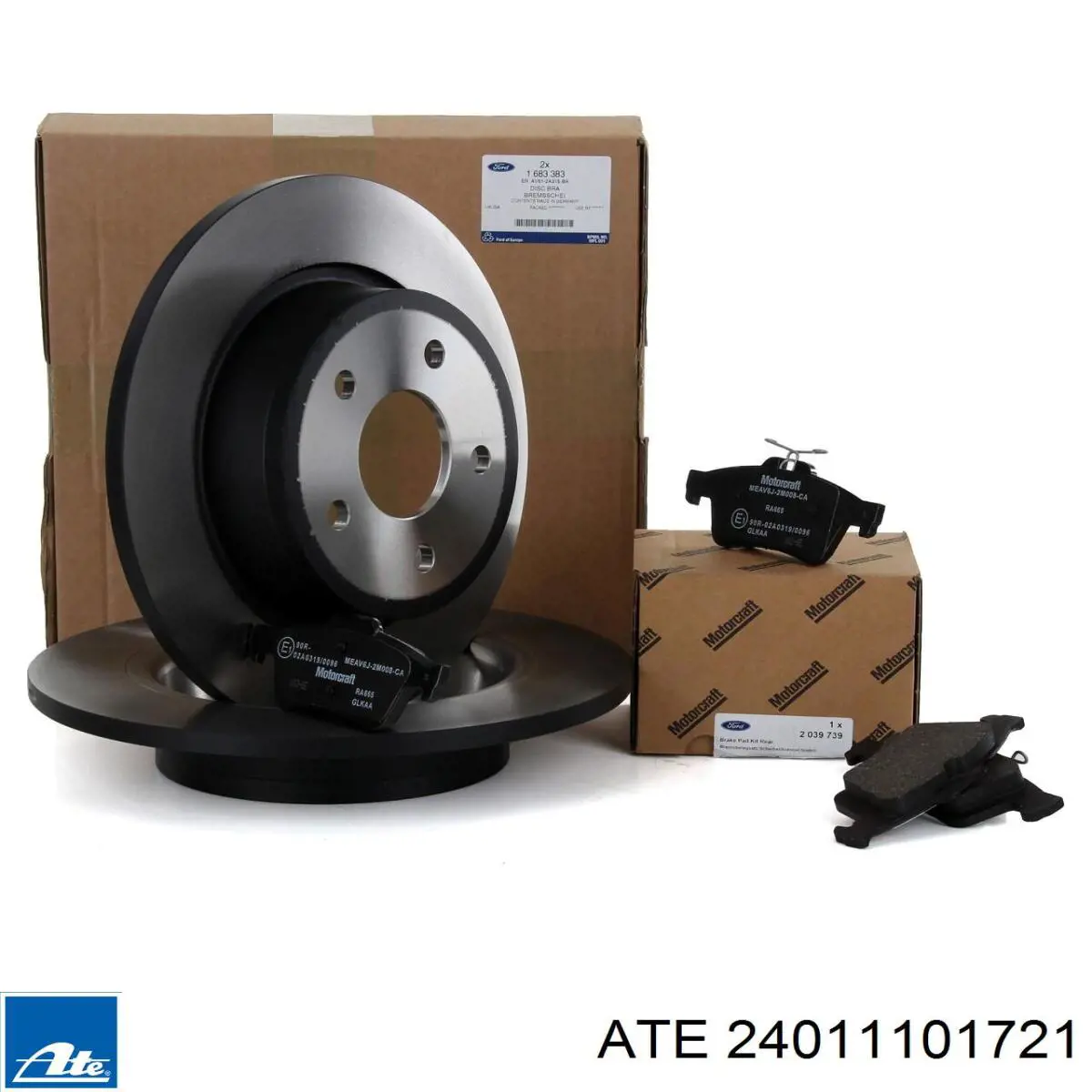 Задний тормозной диск ATE 24011101721 цена, от 61.83 USD