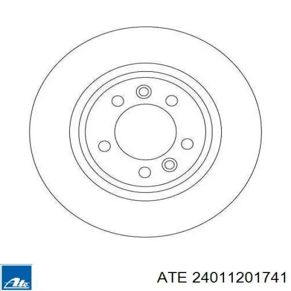Тормозные диски 24011201741 ATE