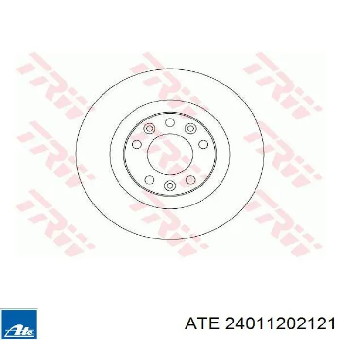 Задний тормозной диск ATE 24011202121 цена, от 44.31 USD
