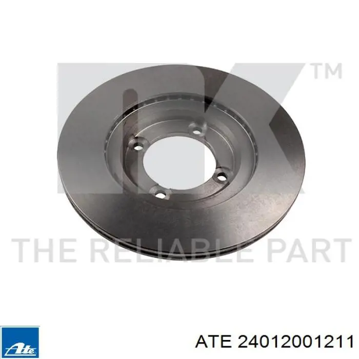 24.0120-0121.1 ATE диск тормозной передний