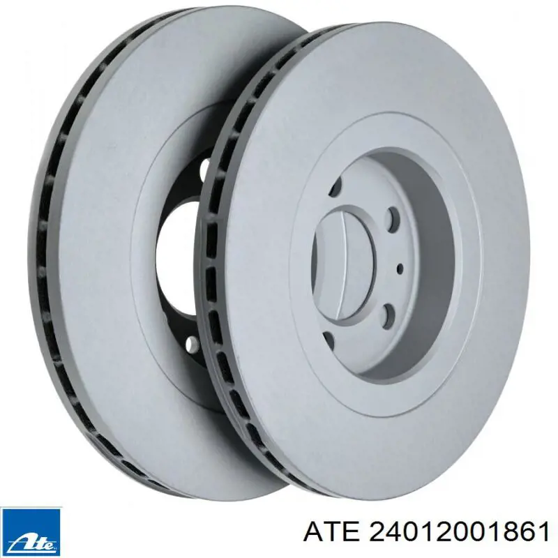 24012001861 ATE диск тормозной передний