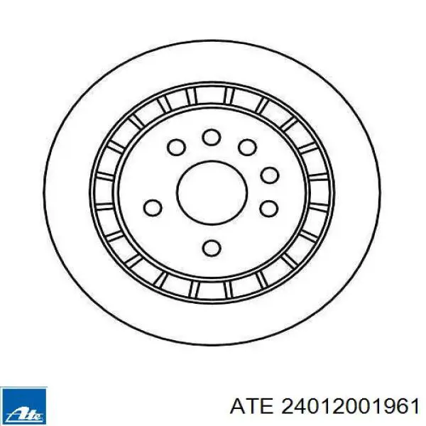 Тормозные диски 24012001961 ATE