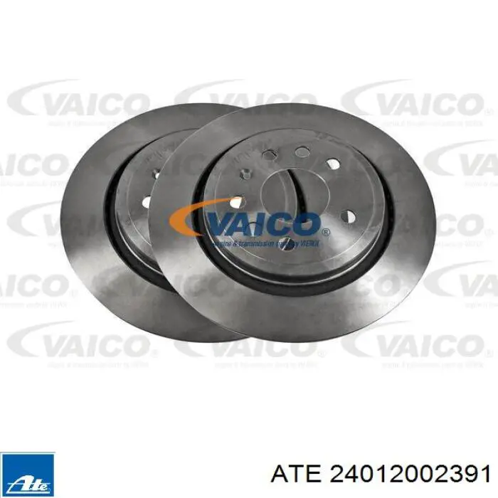 Задний тормозной диск ATE 24012002391 цена, от 39.79 USD