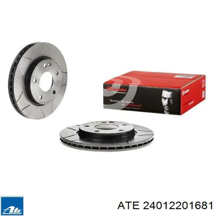 Тормоз дисковый передний ATE 24012201681 цена, от 32.29 USD