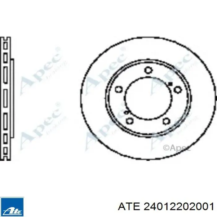 Тормоз дисковый передний ATE 24012202001 цена, от 37.13 USD