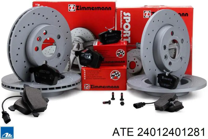 Тормоз дисковый передний ATE 24012401281 цена, от 61.47 USD