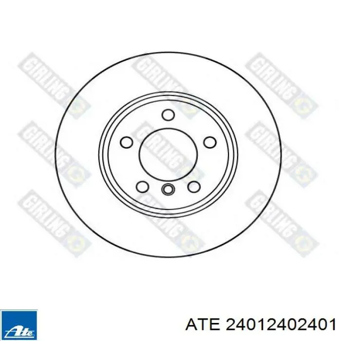 Тормоз дисковый передний ATE 24012402401 цена, от 78.26 USD