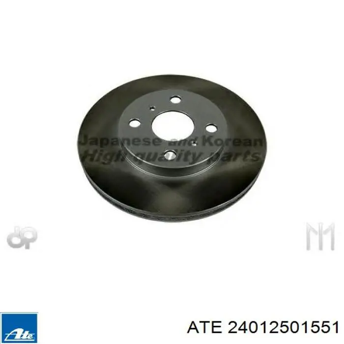 Передние тормозные диски 24012501551 ATE