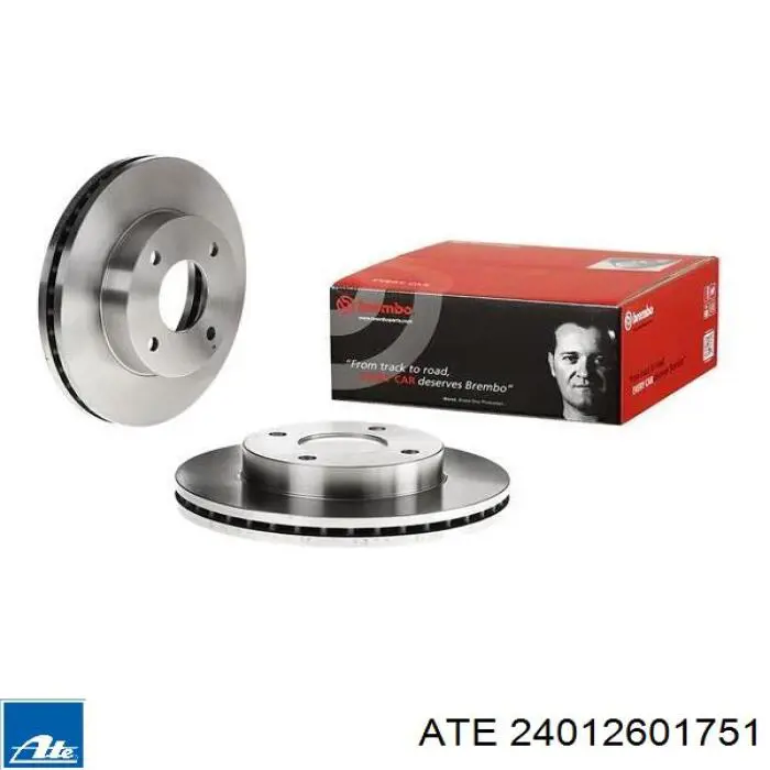 Передний тормозной диск ATE 24012601751