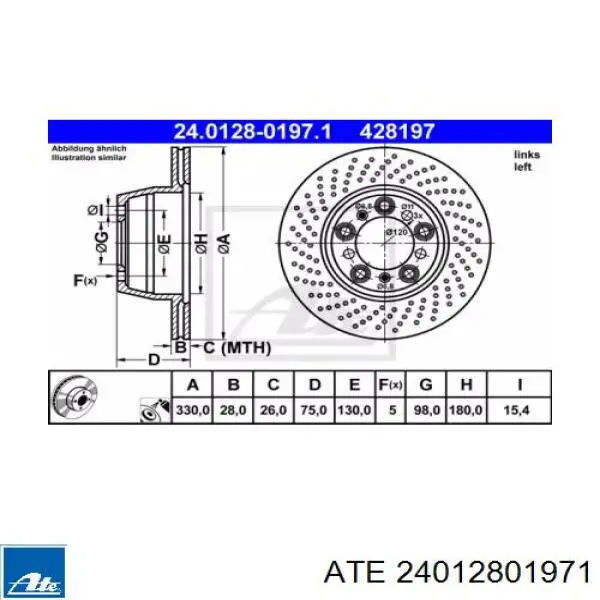 Тормозные диски 44060 Febi