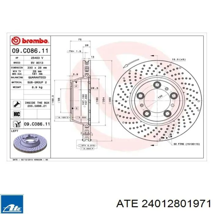 Купить 44060 Febi Диск тормозной задний