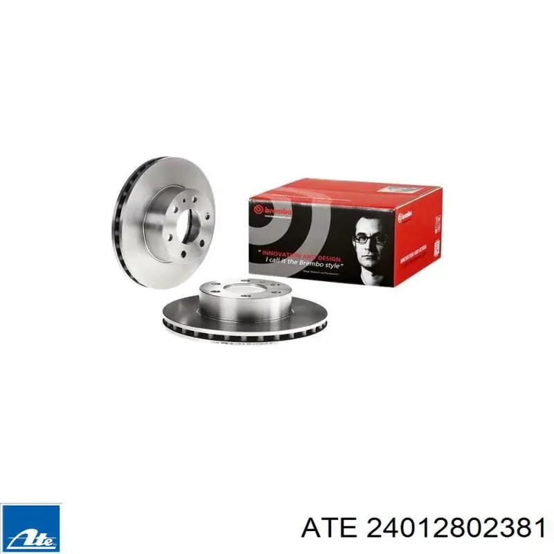 Тормоз дисковый передний ATE 24012802381 цена, от 59.19 USD