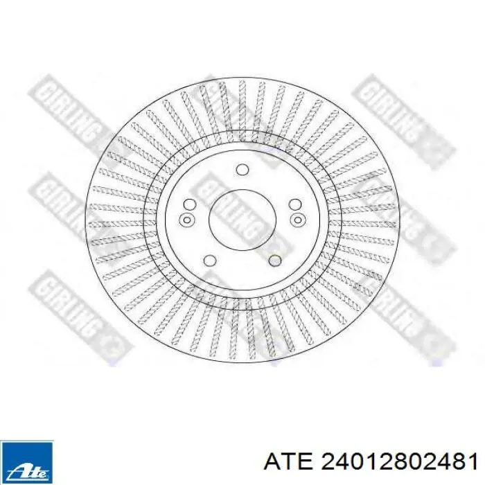 Купить 24012802481 ATE Ротор тормозной