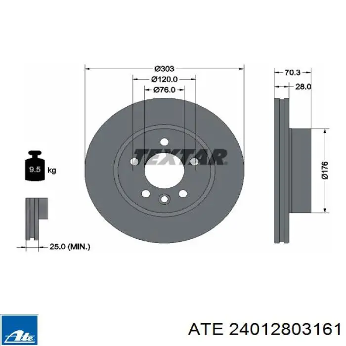 Тормоз дисковый передний Jurid/Bendix 569276J цена, от 83.67 USD