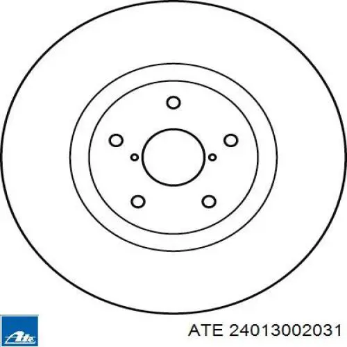 Тормоз дисковый передний ATE 24013002031 цена, от 29.04 USD