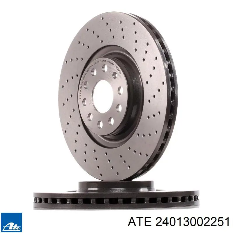 Тормоз дисковый передний ATE 24013002251 цена, от 132.91 USD