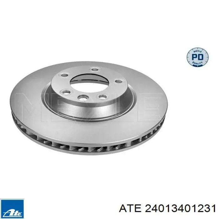 Диск гальмівний передній 24013401231 ATE