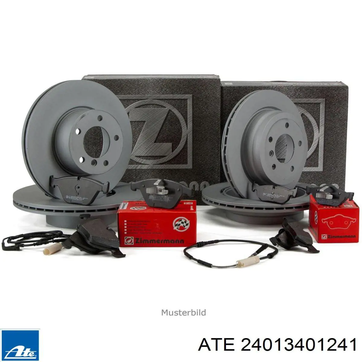 Передний тормозной диск ATE 24013401241
