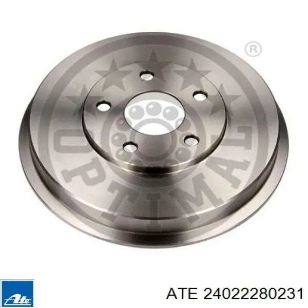 Барабан тормозной задний ATE 24022280231 цена, от 64.80 USD