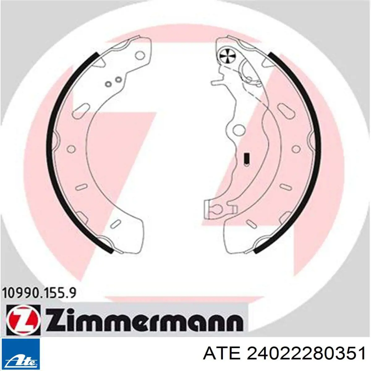24022280351 ATE Тормозной барабан