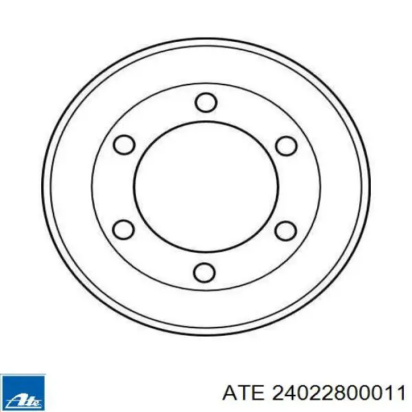 Тормозной барабан 1778308 Ford
