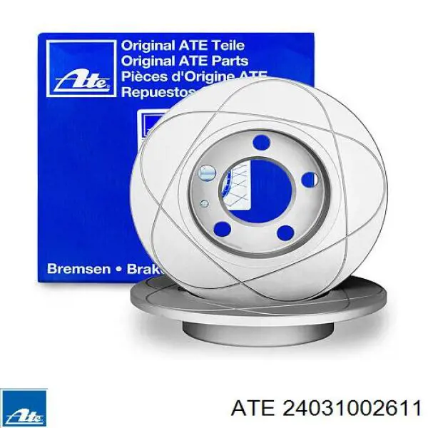 Задний тормозной диск ATE 24031002611 цена, от 19.48 USD
