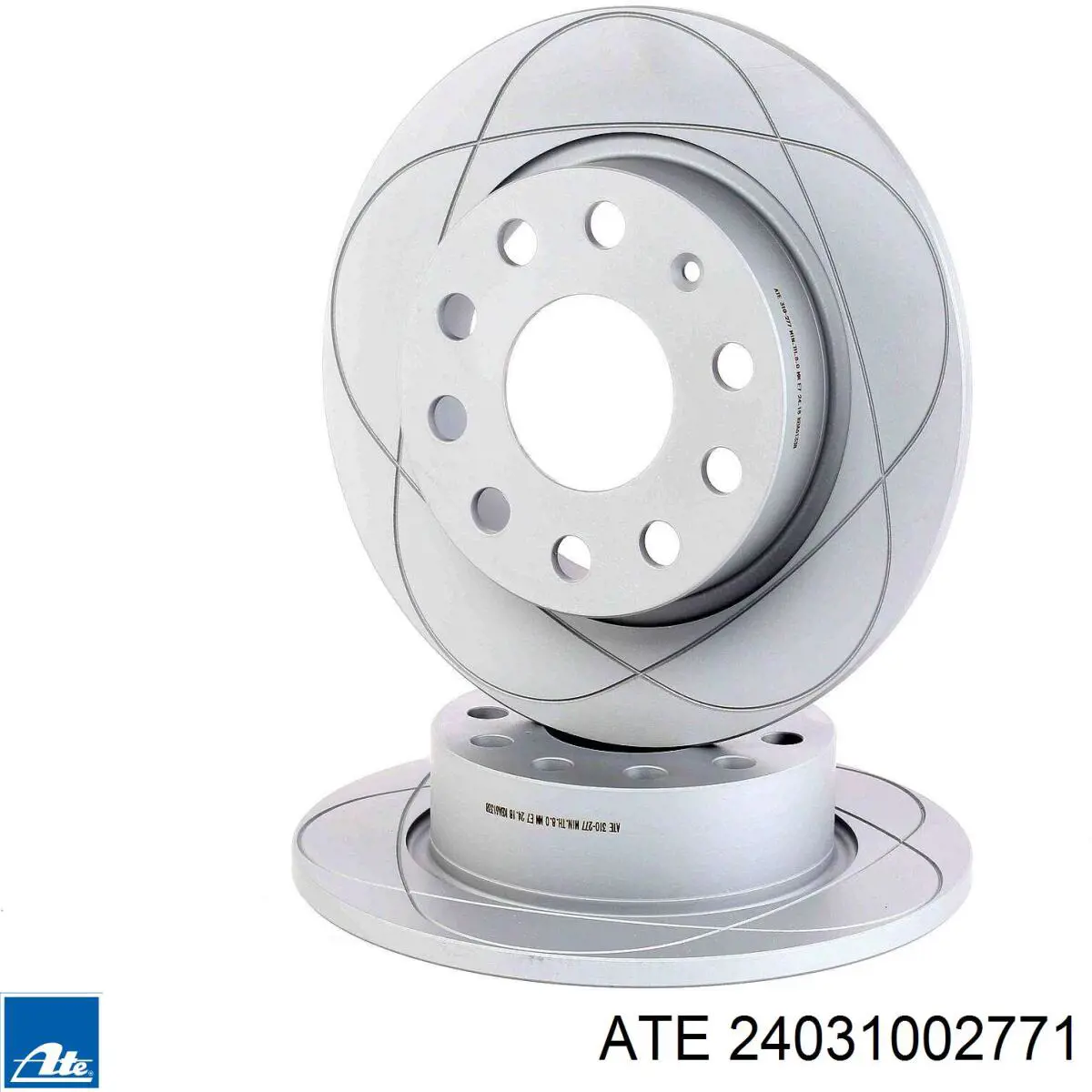 Задний тормозной диск ATE 24031002771 цена, от 49.19 USD