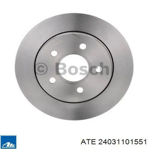Задний тормозной диск ATE 24031101551 цена, от 31.30 USD