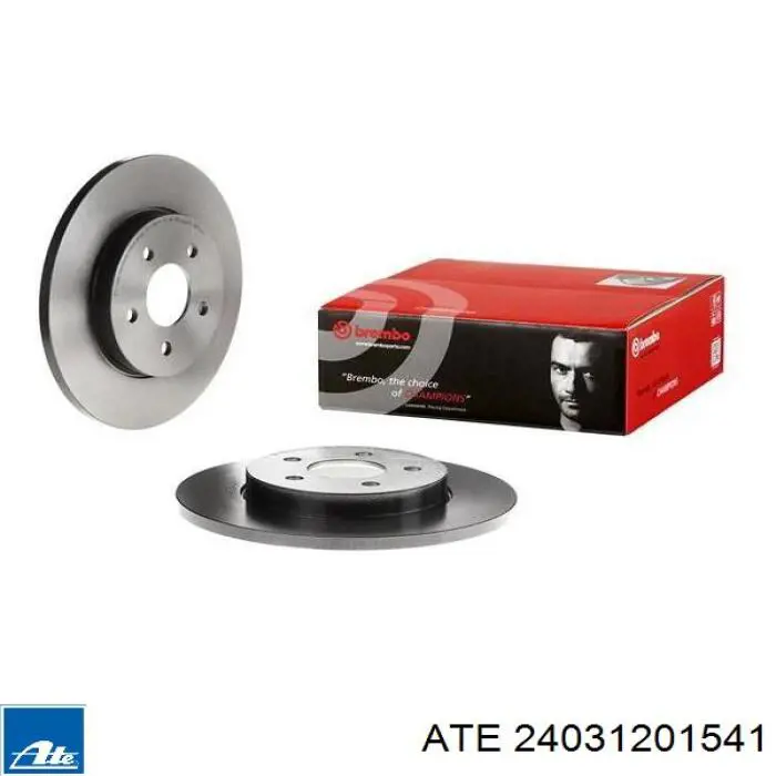Задний тормозной диск ATE 24031201541 цена, от 34.32 USD