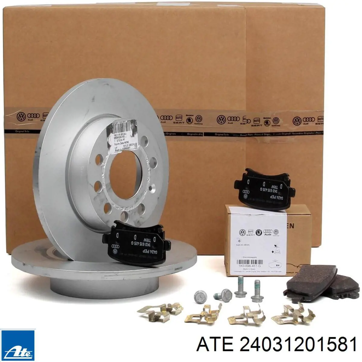 Задний тормозной диск ATE 24031201581 цена, от 32.08 USD
