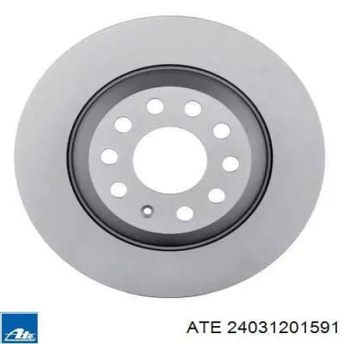 Задний тормозной диск ATE 24031201591 цена, от 46.50 USD