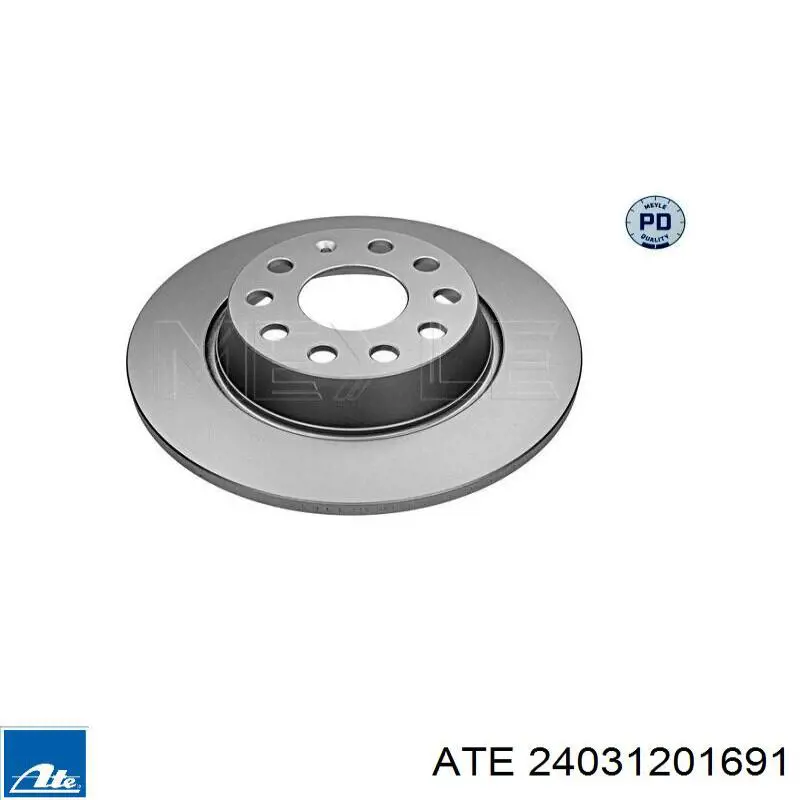 Задний тормозной диск ATE 24031201691 цена, от 61.51 USD