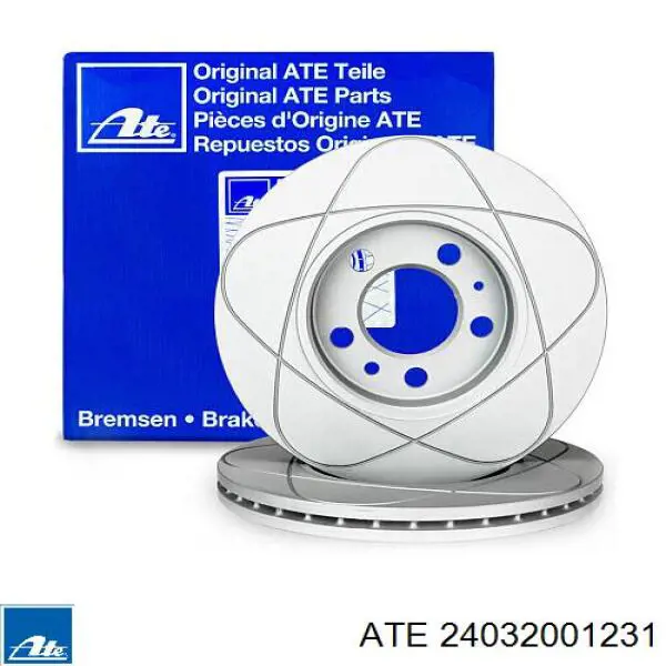 Тормоз дисковый передний ATE 24032001231 цена, от 25.61 USD