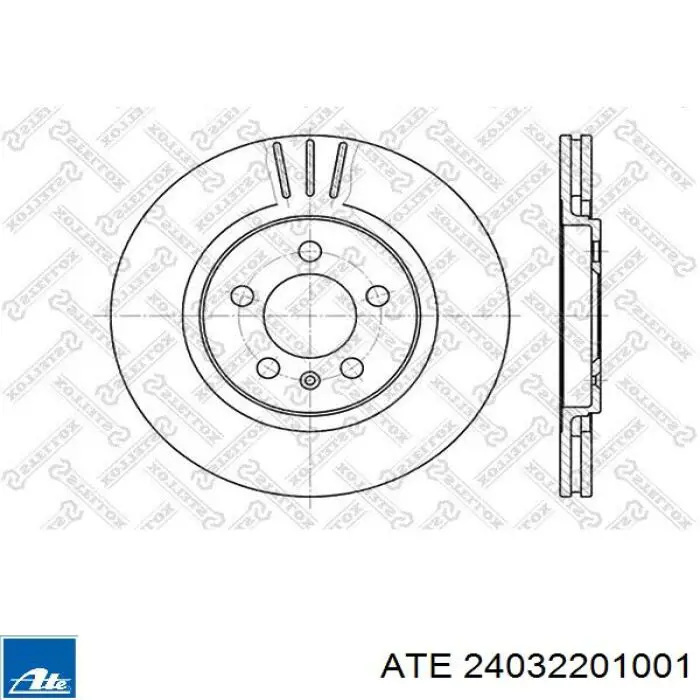 Купить 24032201001 ATE Ротор тормозной
