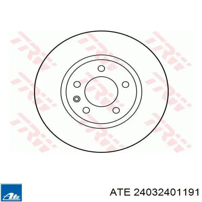 24032401191 ATE Диск тормозной передний