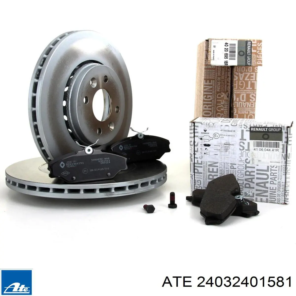 Передний тормозной диск ATE 24032401581