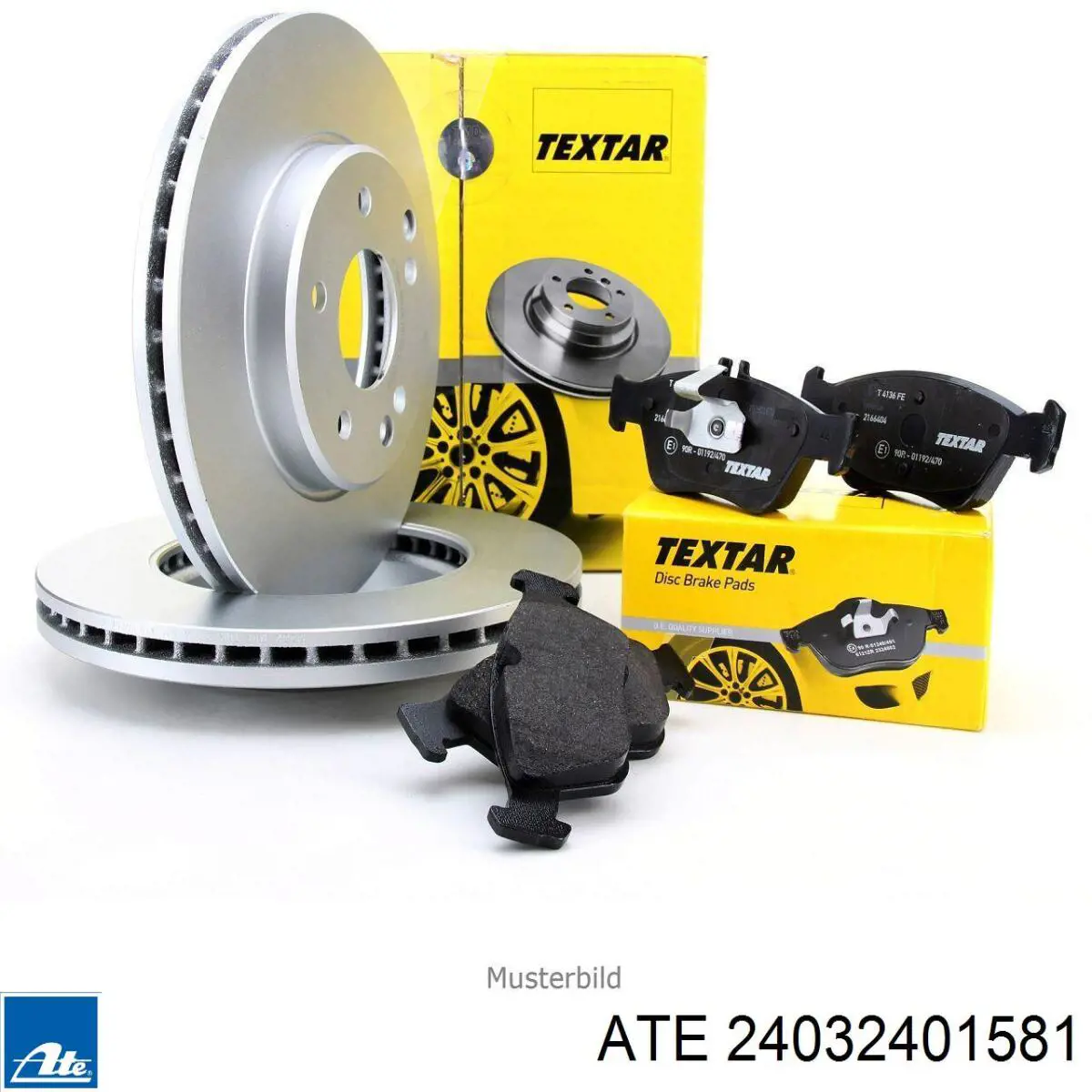 Тормоз дисковый передний ATE 24032401581 цена, от 41.96 USD