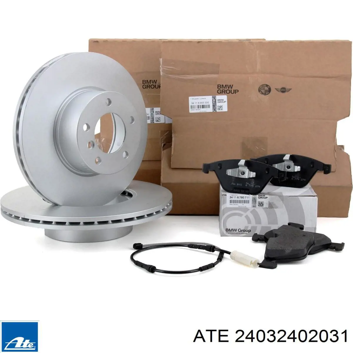 Тормоз дисковый передний ATE 24032402031 цена, от 97.57 USD