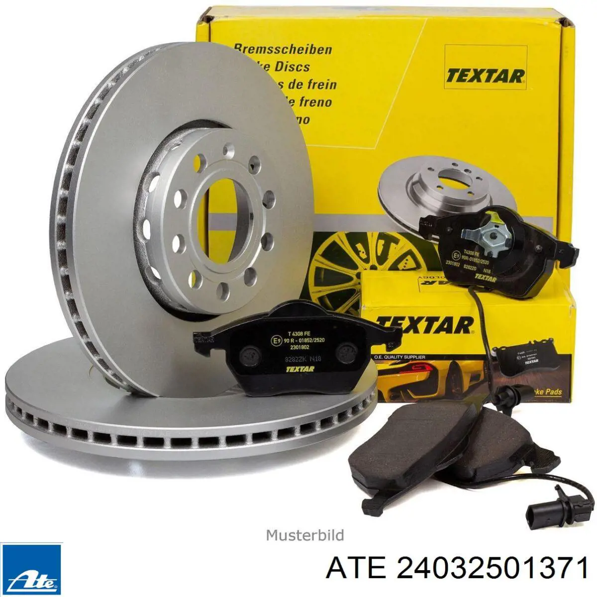 Передний тормозной диск ATE 24032501371