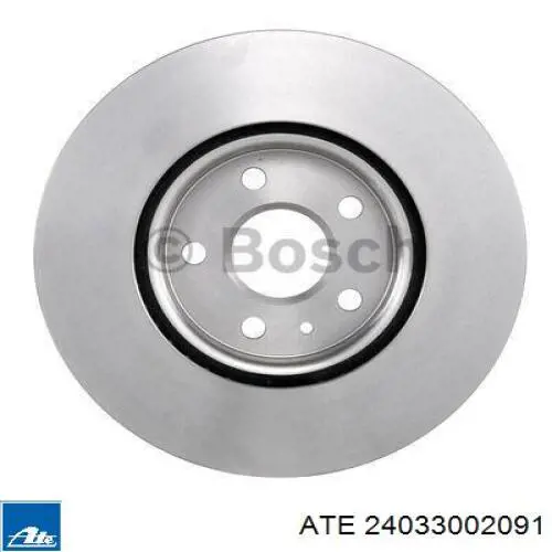 Передний тормозной диск ATE 24033002091
