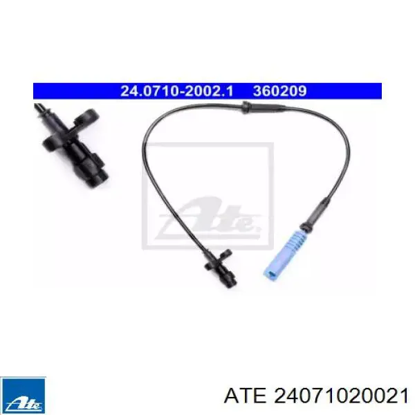 Датчик АБС (ABS) передний 24071020021 ATE