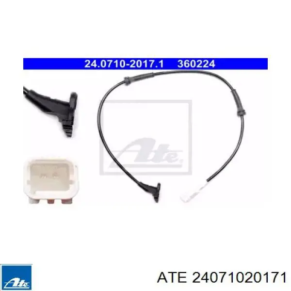 Датчик АБС (ABS) передний 24071020171 ATE