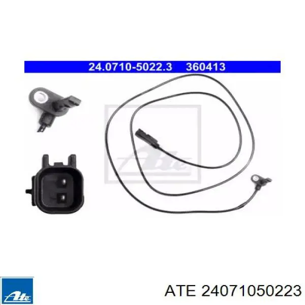 Датчик АБС (ABS) задний правый 24071050223 ATE