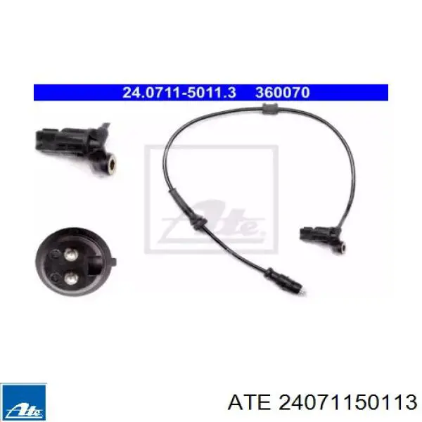 Датчик АБС (ABS) задний левый 24071150113 ATE