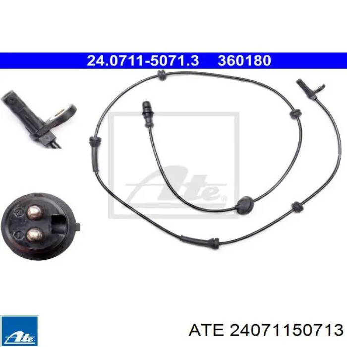 Купить 24071150713 ATE Датчик ABS передний левый