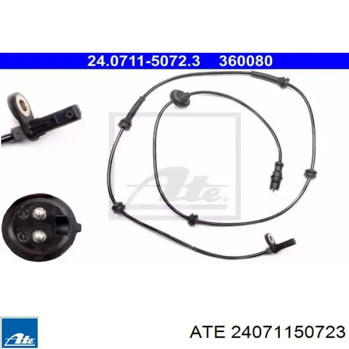 Датчик АБС (ABS) передний правый 24071150723 ATE